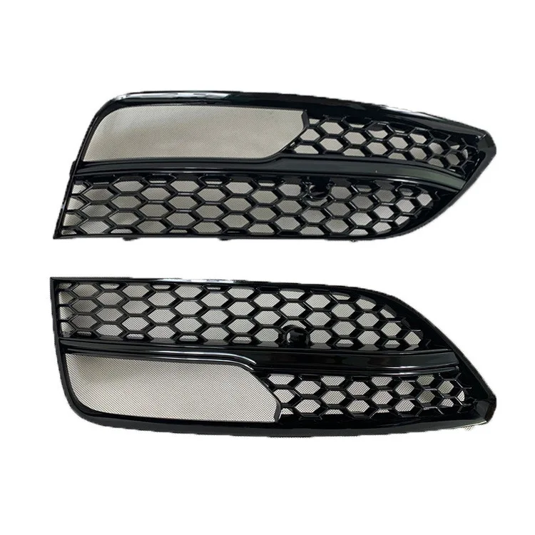 Suitable for 141516 Audi A3 fog light frame hatchback honeycomb fog light grille RS3 style front bar grille