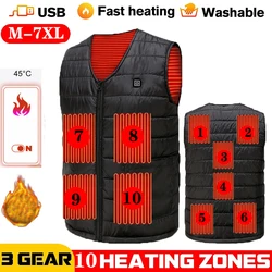 V Neck USB Heated Vest Men Women Electric Self Heating Vest Outdoor Veste Warm Heated Jacket Men Women Winter Bodywarmer 발열조끼