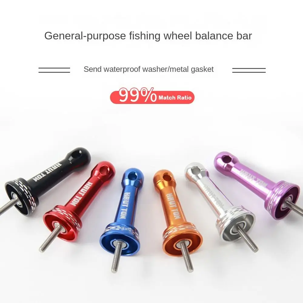 Spinning wheels Fishing Wheel Stabilizer Bar Nut cap Collision avoidance Fishing Balance Stand Metal parts