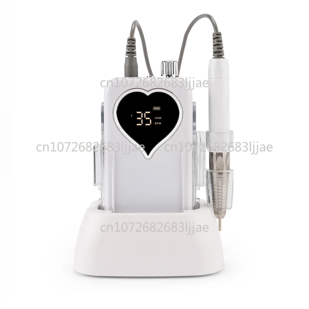 مجموعة أظافر احترافية 2025 مزودة بالأشعة فوق البنفسجية ومصباح مثقاب، ومصابيح أظافر قابلة للشحن بقدرة 75 وات ومثقاب مع أظافر كهربائية