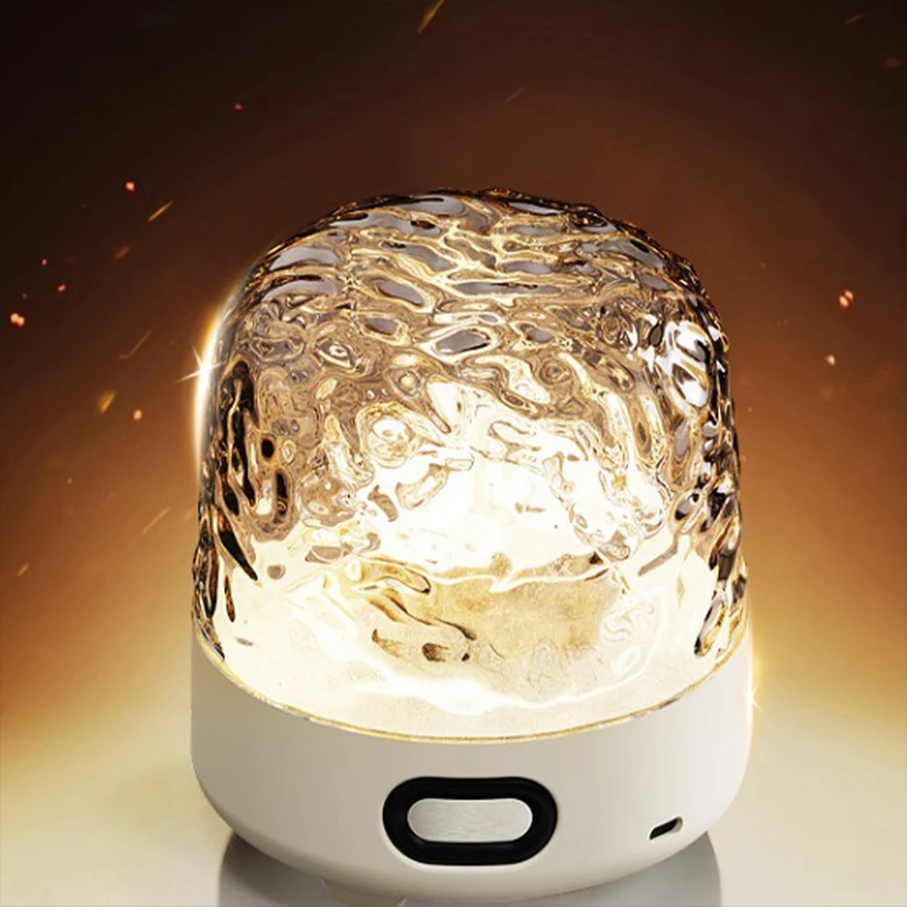 

Water Ripple Lamp 16 Color Effects Dome Shaped 3D Aurora Light 2 In 1 Projection Atmosphere Lamp for Bar Atmosphere Decoration