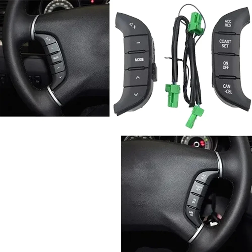 

1 Pair Steering Wheel Control Switch For Toyota Mitsubishi Montero Pajero IV V93 V97 8701A383 8602A045 8602A006