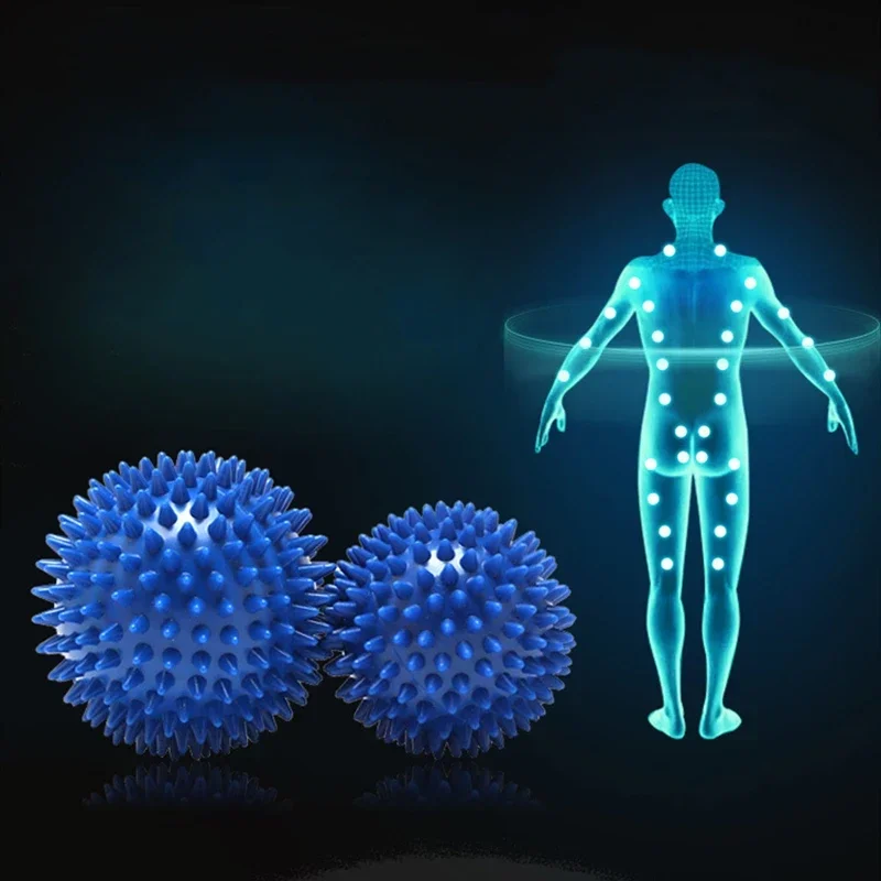 Durable PVC Spiked Massage Ball Trigger Point Sports Fitness Hands And Feet Plantar Pain Relief Fasciitis Relief 7cm Sports Ball view 5
