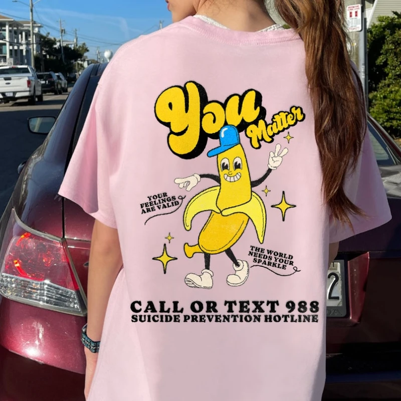 988 Shirt Retro Y2K Suicide Prevention Continue Shirt Mental Health Tomorrow Needs You Mental Health Shirts Summer Cotton Tops