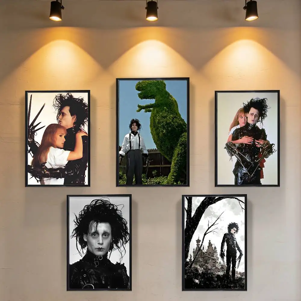 

Robot Edward Scissorhands Poster HD Art Sticky Wall Waterproof Home Living Room Bedroom Bar Aesthetic Decoration