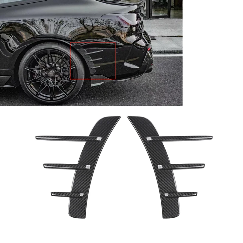 

STLFHigh Quality G22 SQ Style Dry Carbon Fiber Rear Side Fender Vent for BMWs G22 G23 Coupe 2021+ Side Fender Vent