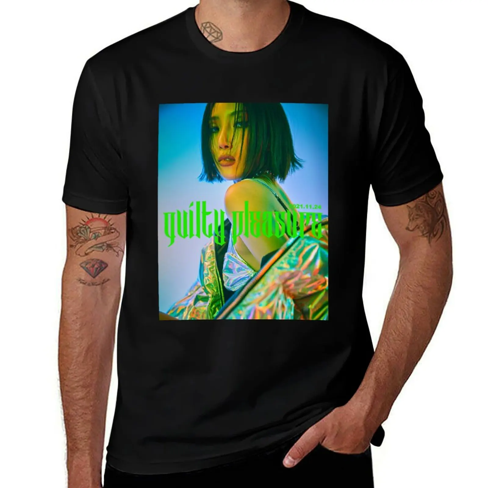 HWASA Guilty Pleasure T-Shirt Festive Simple T-Shirt