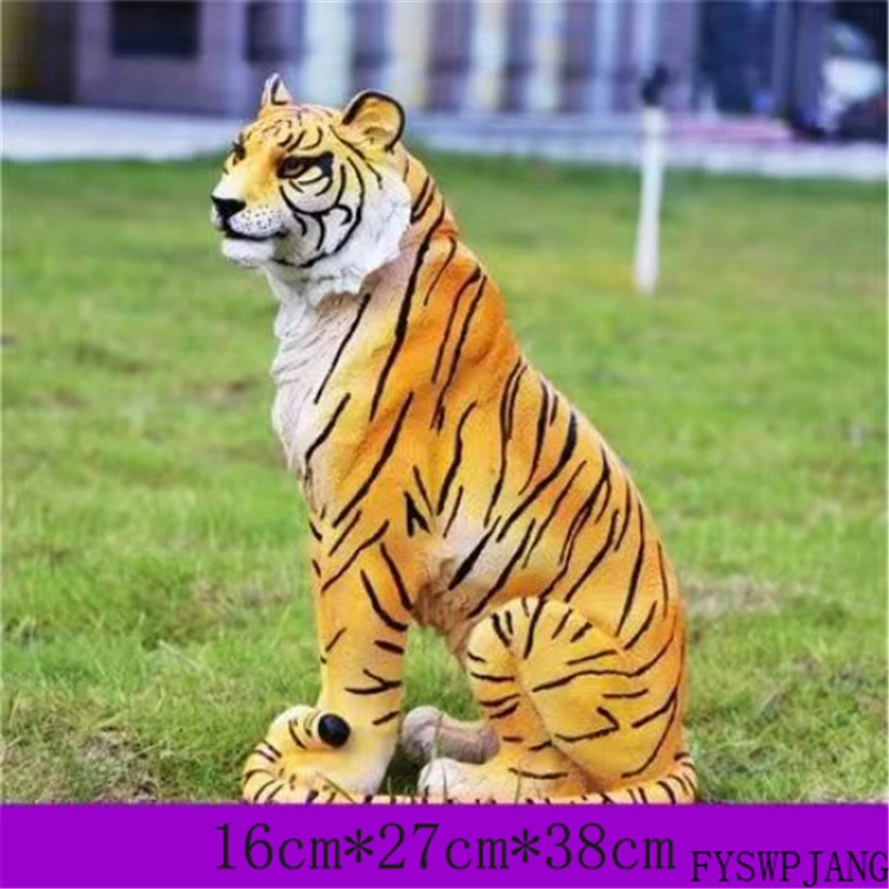 Pure Hand-Made Synthetic Resin Zodiac Decoration Simulation Tiger Living Room Decoration