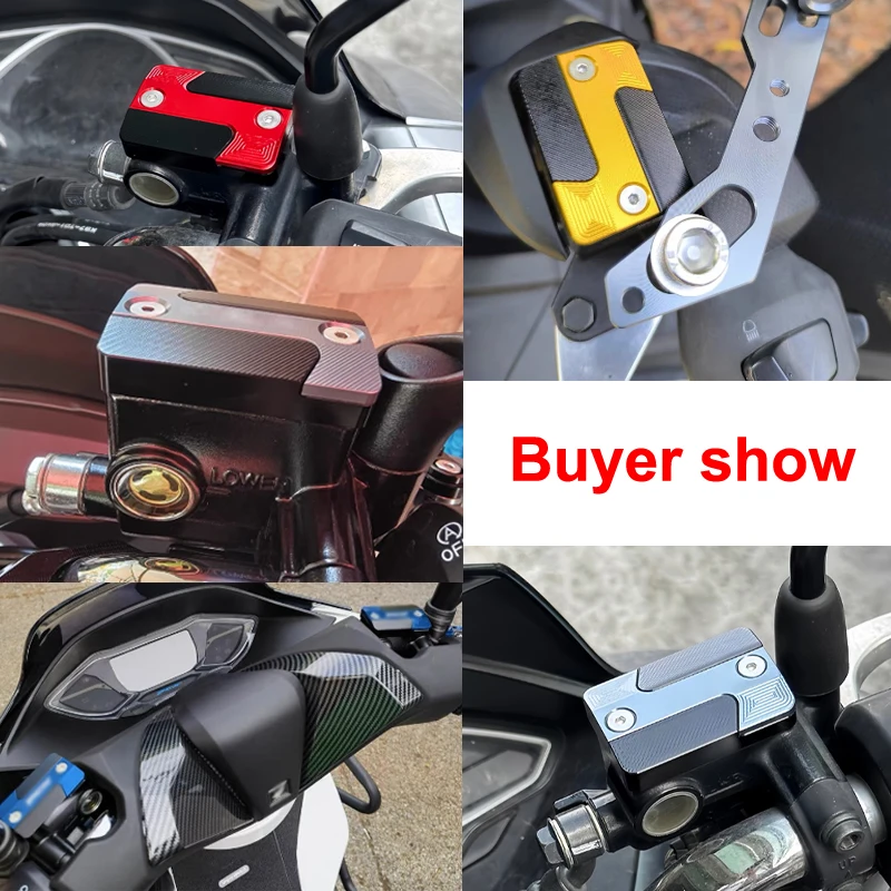 2PCS Motorcycle Accessories For HONDA TRANSALP700 TRANSALP 650 700 XLV transalp Front Brake Reservoir Fluid Tank Oil Cup Cover