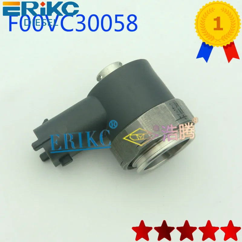 

ERIKC F00VC30058 Fuel Injection Valve F00v C30 058 Common Rail Injector Solenoid Control Valve F 00V C30 058 for Bosch 0445110