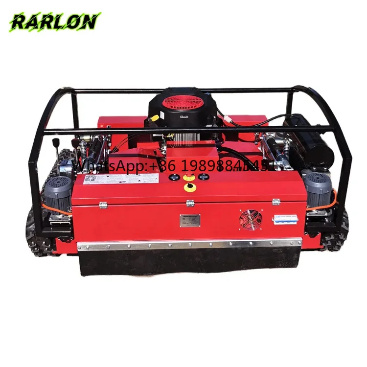 

1300mm Cutting Width 25hp Petrol Remote Controlled Lawn Mower Crawler