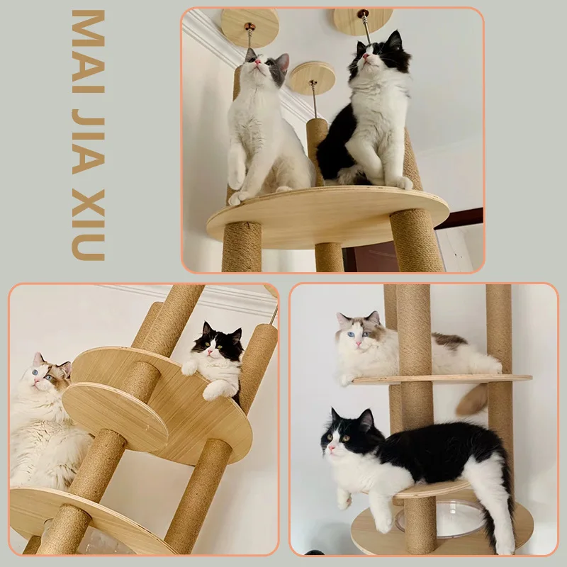 Cat Climbing Frame, Tongtian Pillar, Large Cat Tree, Space Capsule, Nest, Cat Jumping Platform