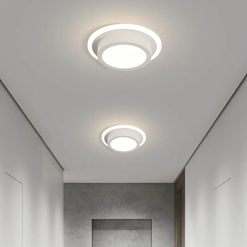 Imagem -05 - Moderna Lâmpada de Teto Led para Sala Estar Corredor Vestiário Quarto Lustre Teto Decoração Casa Luminária Interior