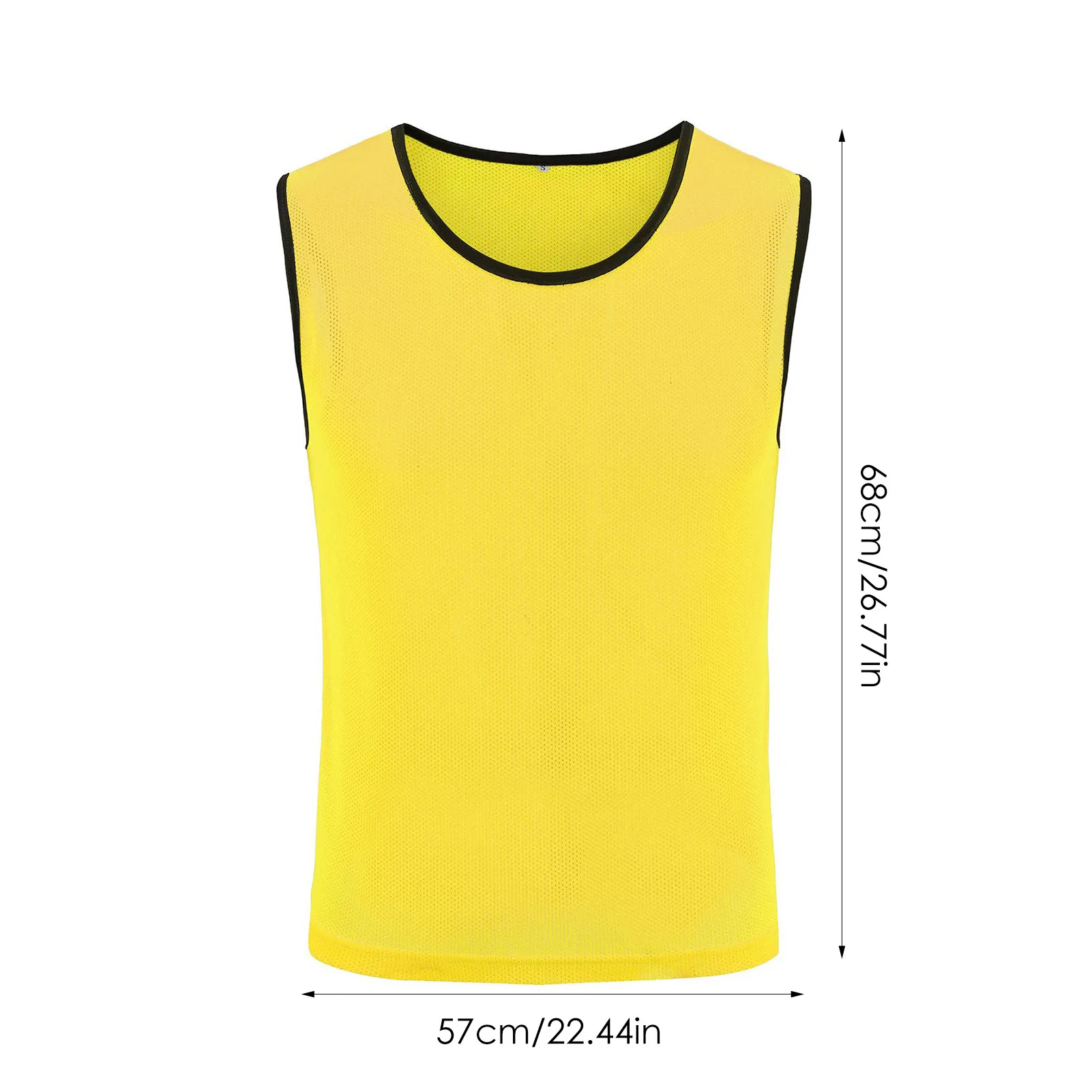 Breathable Football Training Vest For Childern Lightweight Eye-Catching Training Vest For Children Group Sports Training