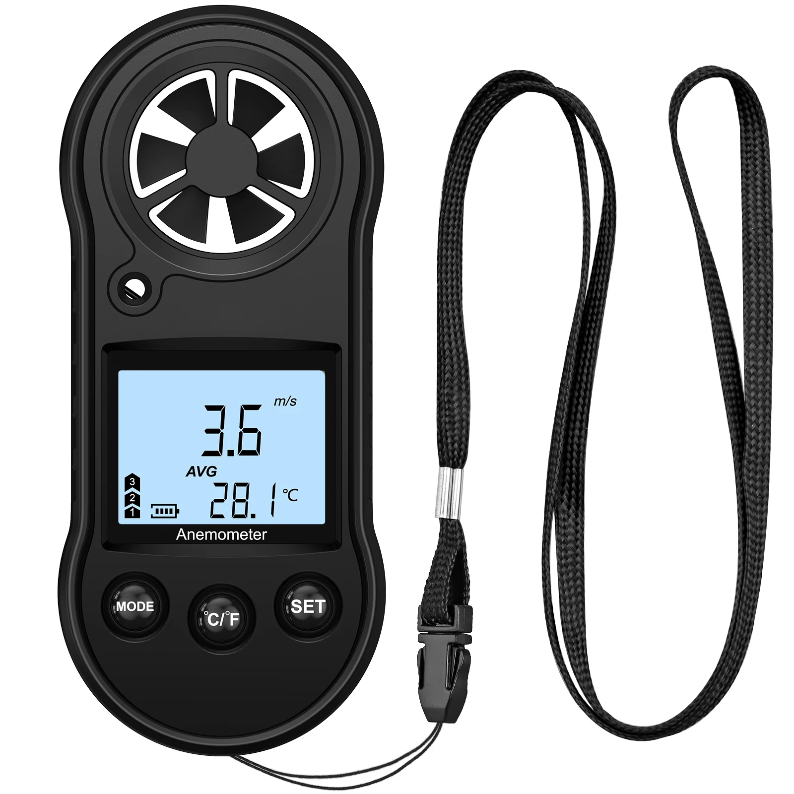 Digital Anemometer Wind Speed Meter