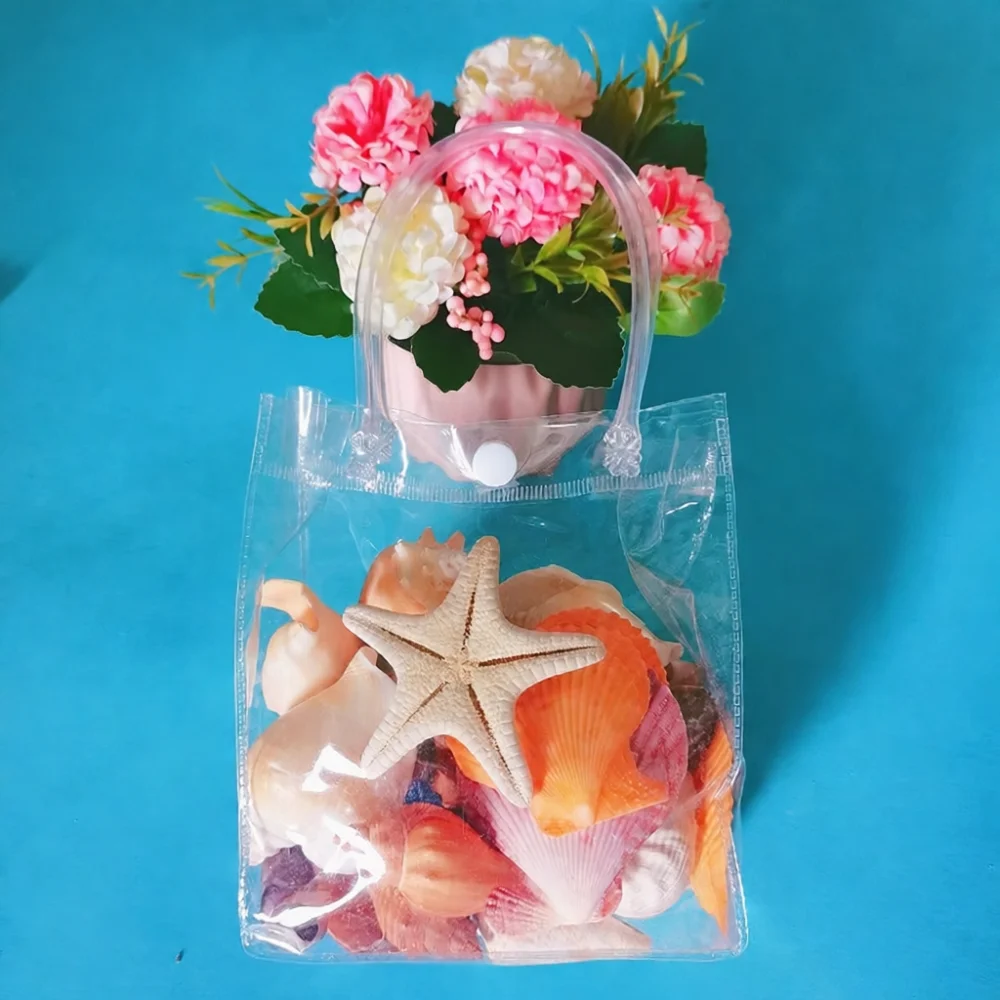 Assorted Natural Sea Shells Conchs And Starfish Decorative Ornament For Aquarium Fish Tank DIY Hobby Craft Home Decorations