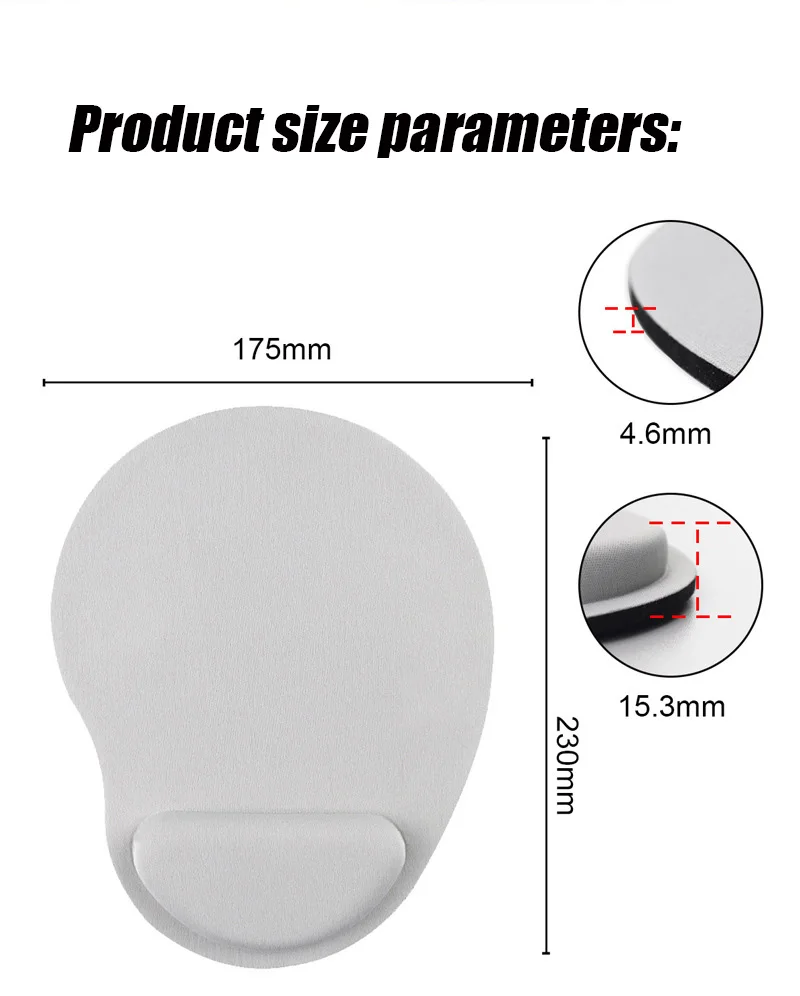 Muismat Eva Ondersteuning Polsband Gaming Muizen Mat Non Slip Gaming Muizen Mat Zachte Muismat Voor Desktop Pc Laptop Computer