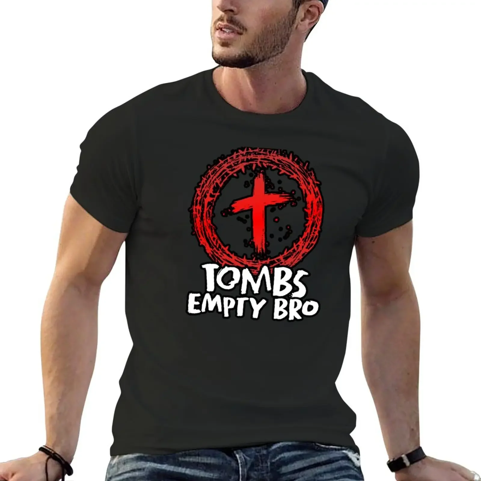 Tombs Empty Bro - Red T-Shirt Louboutins anime t shirts fashion shirts slim fit t shirts for men