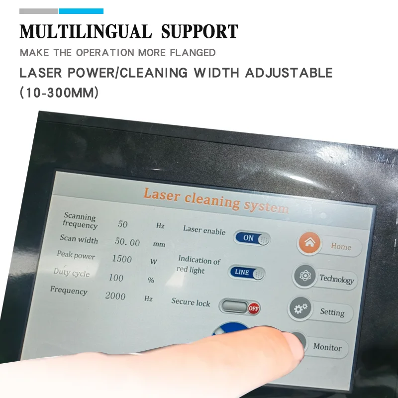 1000W 2000W 3000W Metal Laser Cleaner Handheld Portable Continuous Laser Cleaning Machine Rust Removal Price