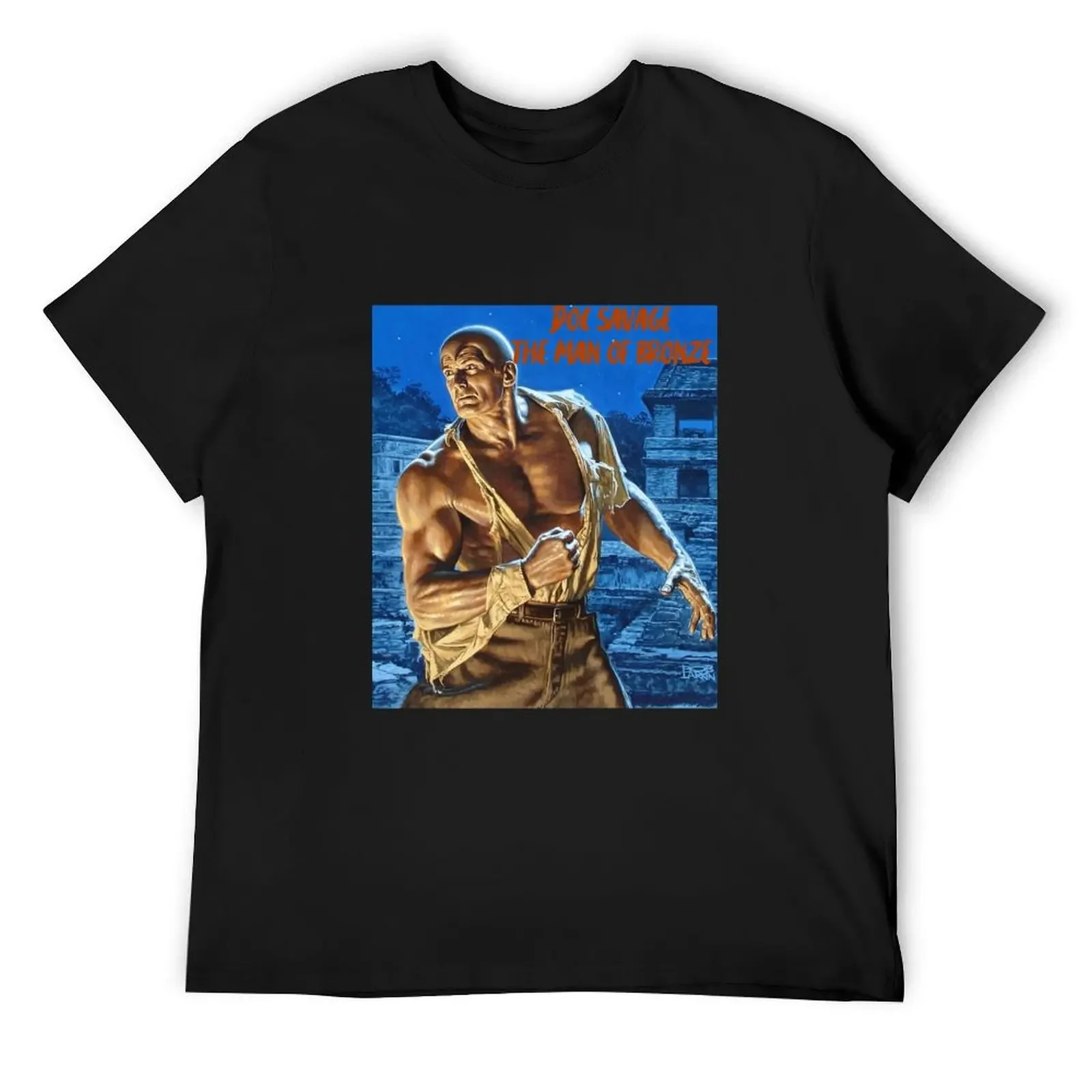 

Doc Savage The Man of Bronze T-Shirt customs design your own Blouse plain black t shirts men