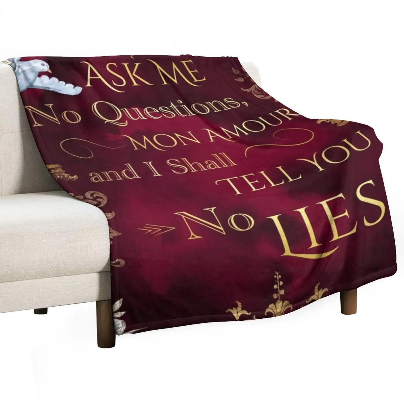 

Blood and Honey- No Lies Throw Blanket for babies Softest christmas gifts Blankets