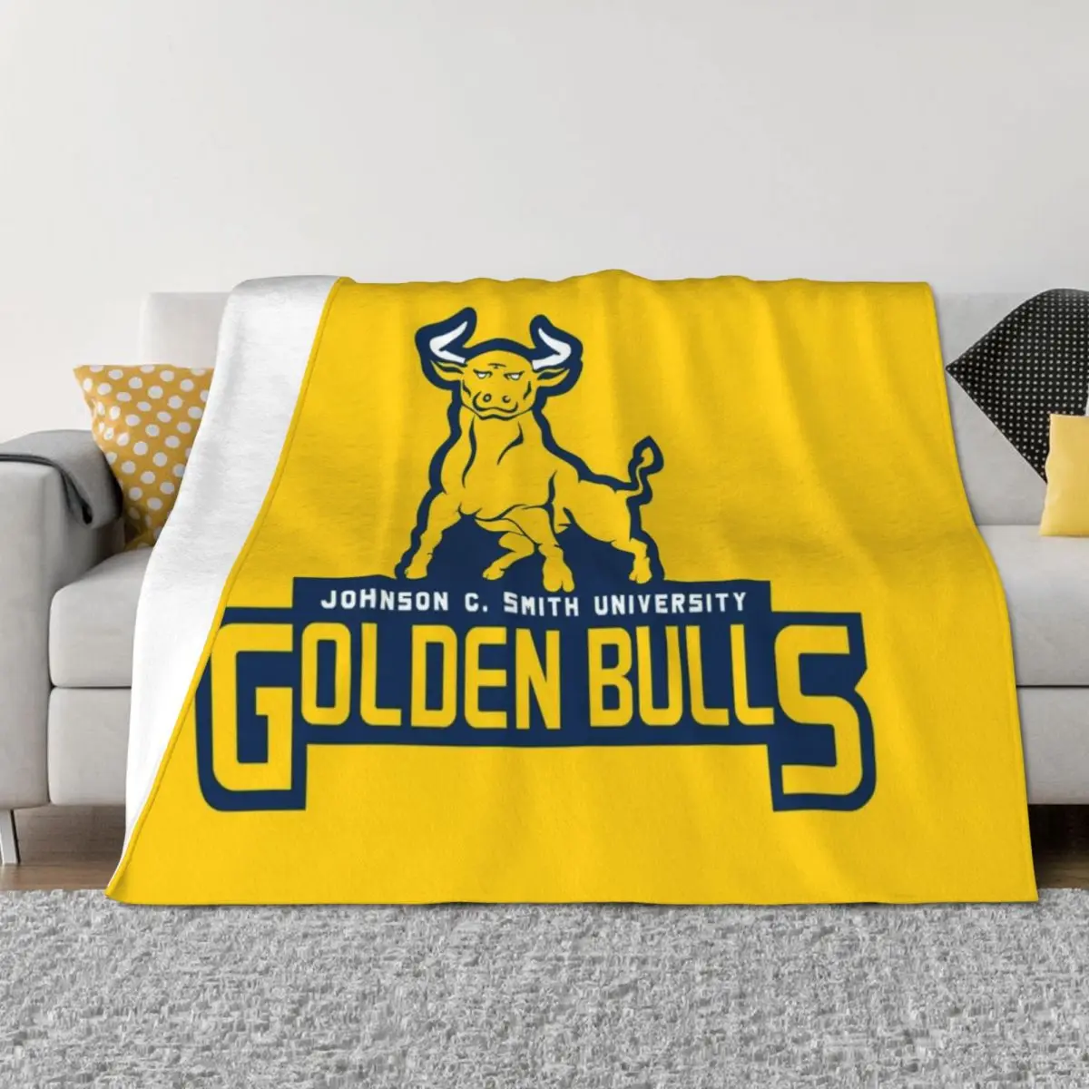 

Johnson C. Smith University Throw Blanket Blankets For Bed Flannel Giant Sofa for winter Blankets