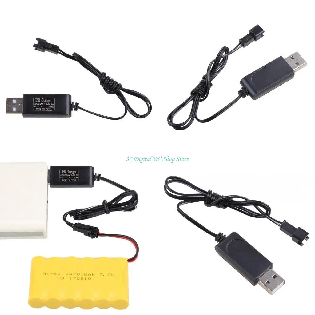 e74d-usb-72v-250-мА-nimh-nicd-Батарея-usb-Зарядные-устройства-2p-electric-toy