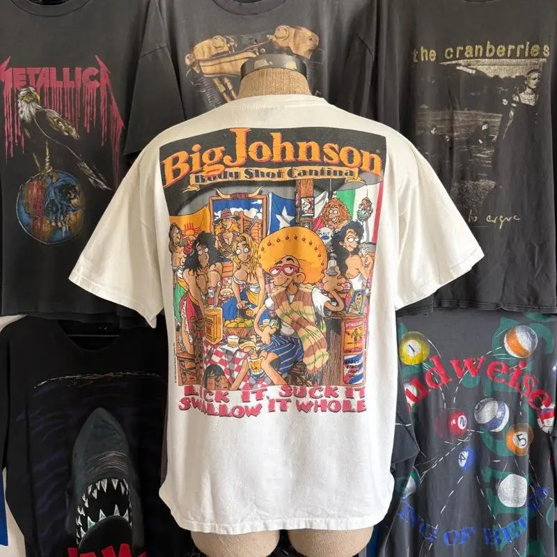 Vintage 1990s big johnson t shirt