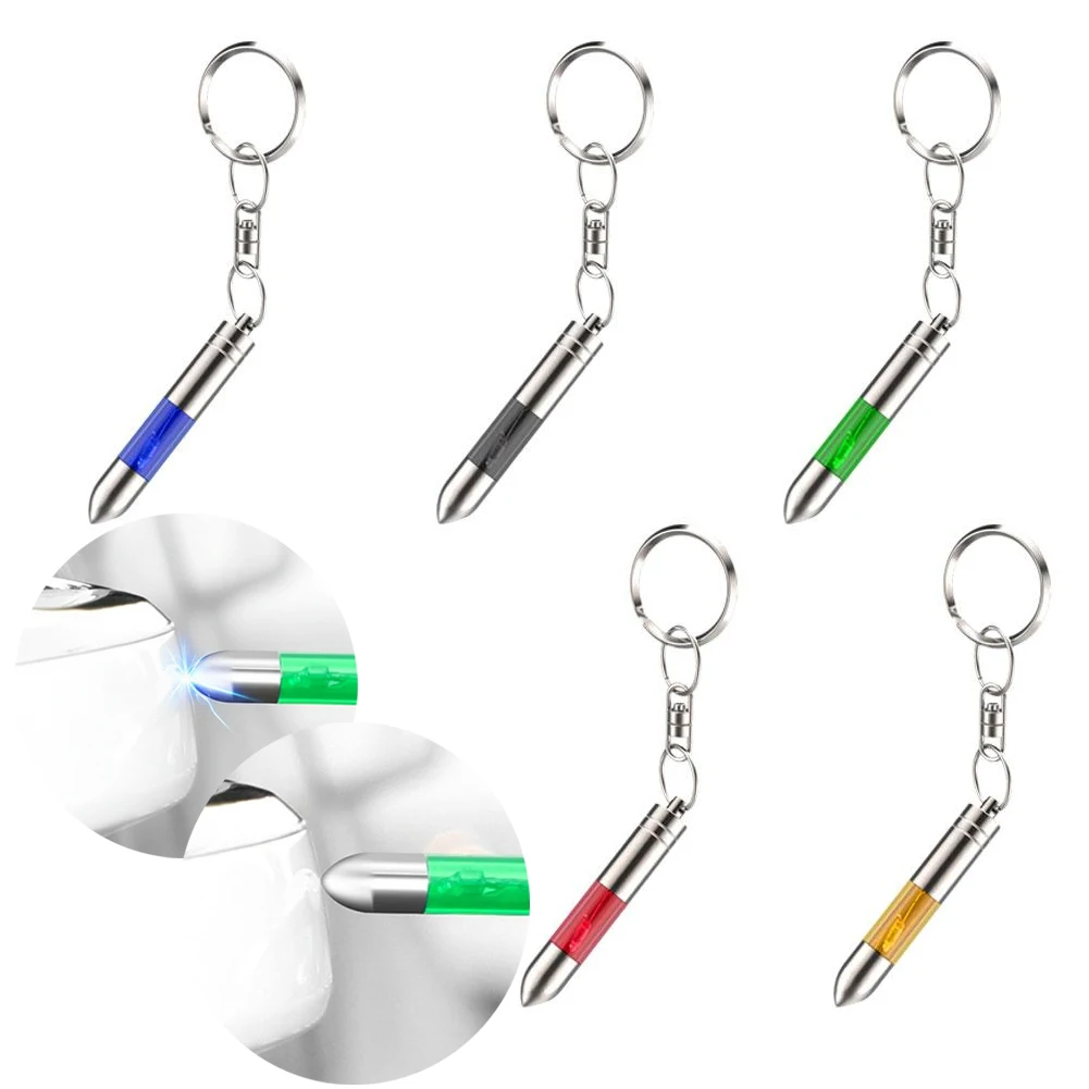 Anti-Static Keychain Car Body Static Eliminator Discharger Antistatic Rod Keychain Eliminator High-Voltage Portable Keychain