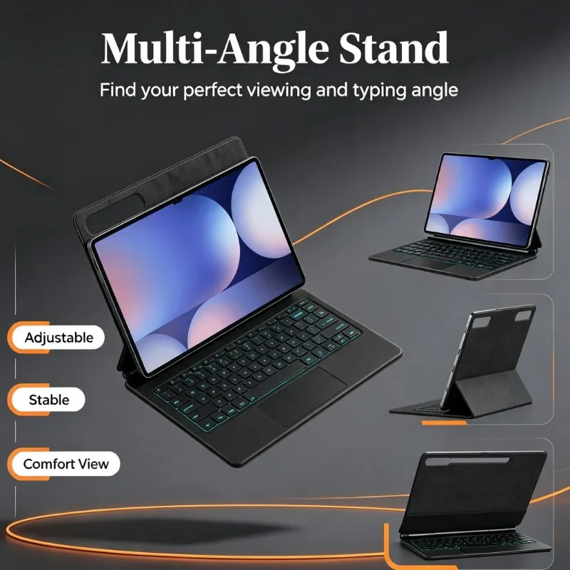 Laptop-Like Keyboard Cover Compatible with Galaxy Tab S10 Ultra S9 Ultra S8 Ultra 14.6
