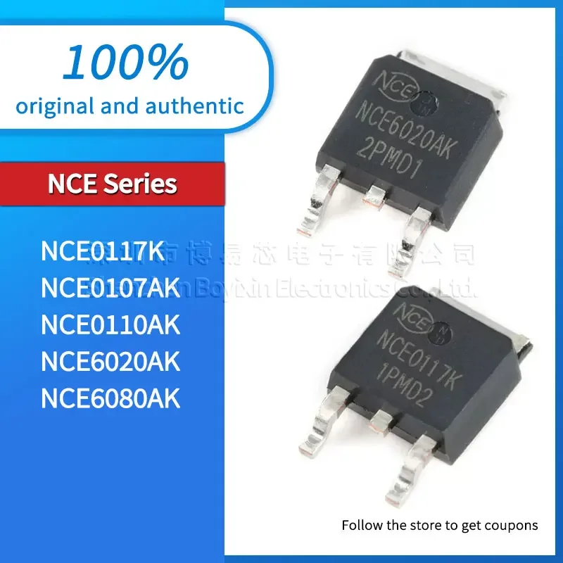 

5pcs NCE0107AK NCE0110AK NCE6020AK NCE6080AK NCE0117K original genuine TO-252-2