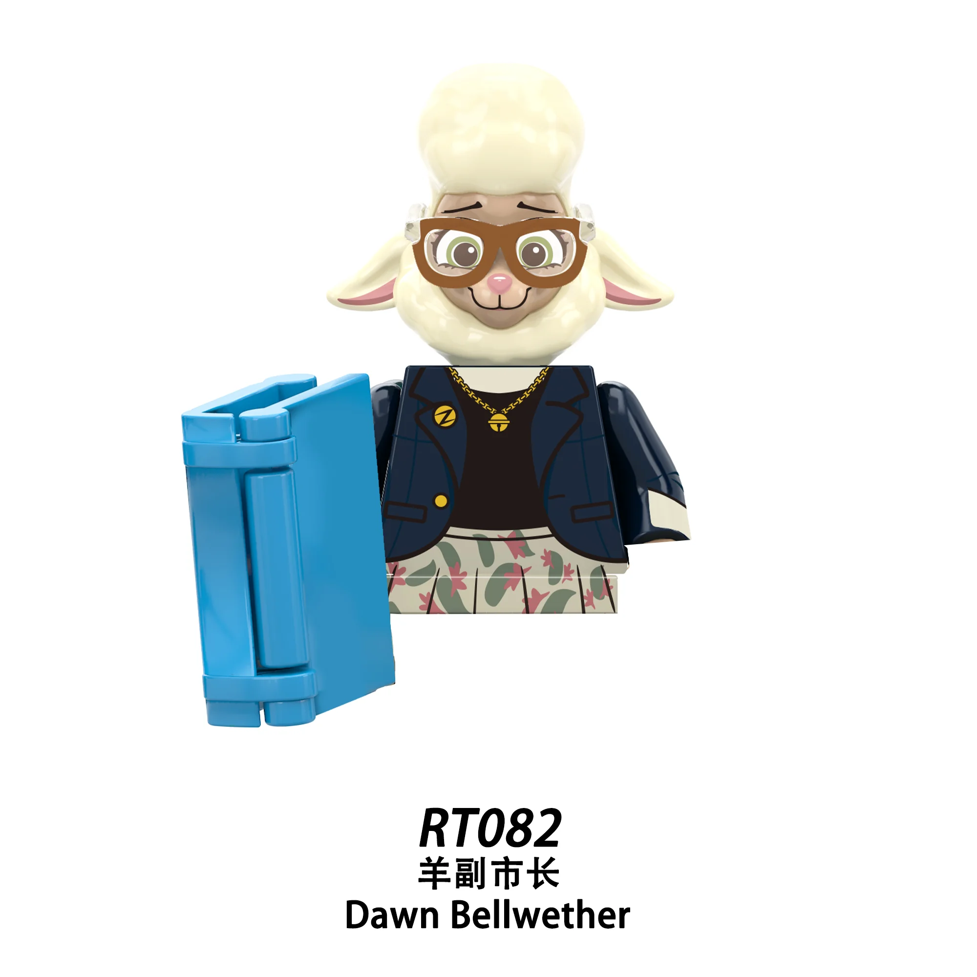 مكعبات بناء Zootopia، حيوانات أنيمي الصغيرة، تماثيل ألغاز نيك، شخصيات الحركة، دمى كرتونية، زخارف الطاولة