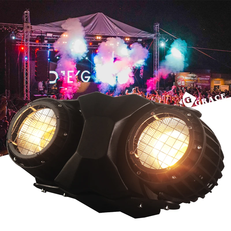 

Igracelite 2 Eyes COB Blinder Waterproof 200W COB Light IP65 Outdoor LED Audience Light For Stage DJ