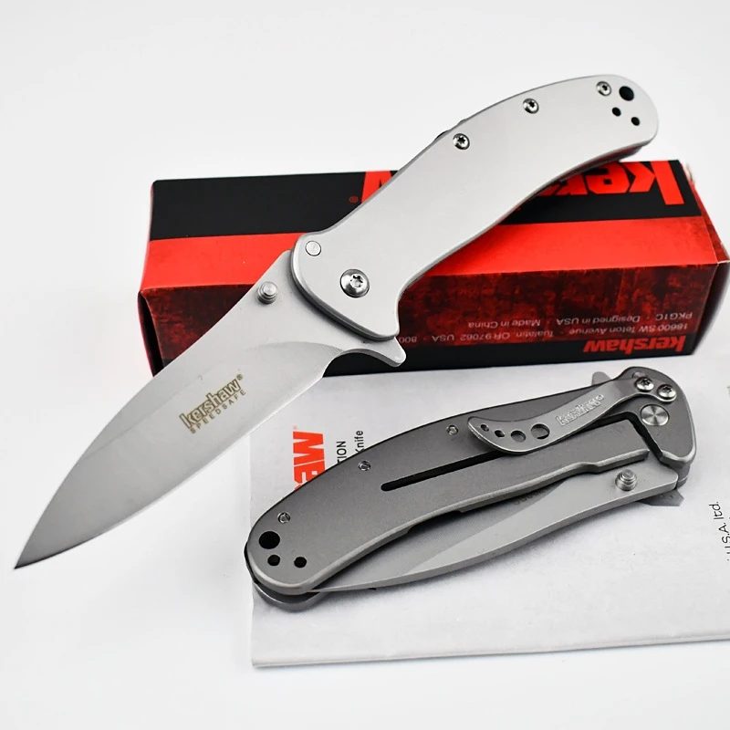 Outdoor Folding Knife 8Cr13Mov Blade 420 Stell Handle EDC Camping Self-defense Pocket Utility Knife Kitchen Tool
