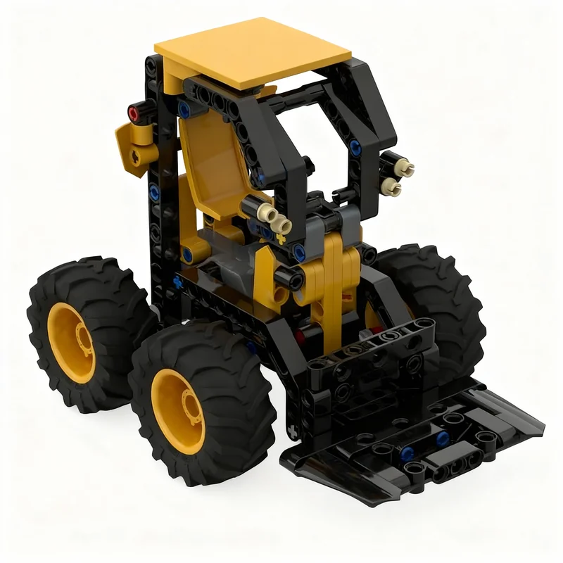 167pcs MOC Technical Wheel Loader Alternative Model Building Blocks Construction Toy Idea Education Brick Festival Gifts