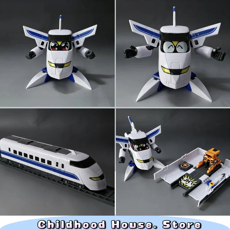 PowerChange Studio DL-MX01 Nozomi, Hikarian Style Transformable Robot Figure, Articulated Shinkansen Train Collectible Model Toy