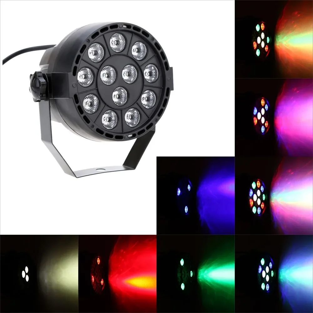 Lixada 15W RGBW LED Stage PAR Light Drop Shipping