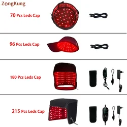 Multi-style Red Light Therapy Cap 660&850nm Infrared Light for Strengthen The Hair Root， Promote Hair Growth Anti-hair Loss Cap
