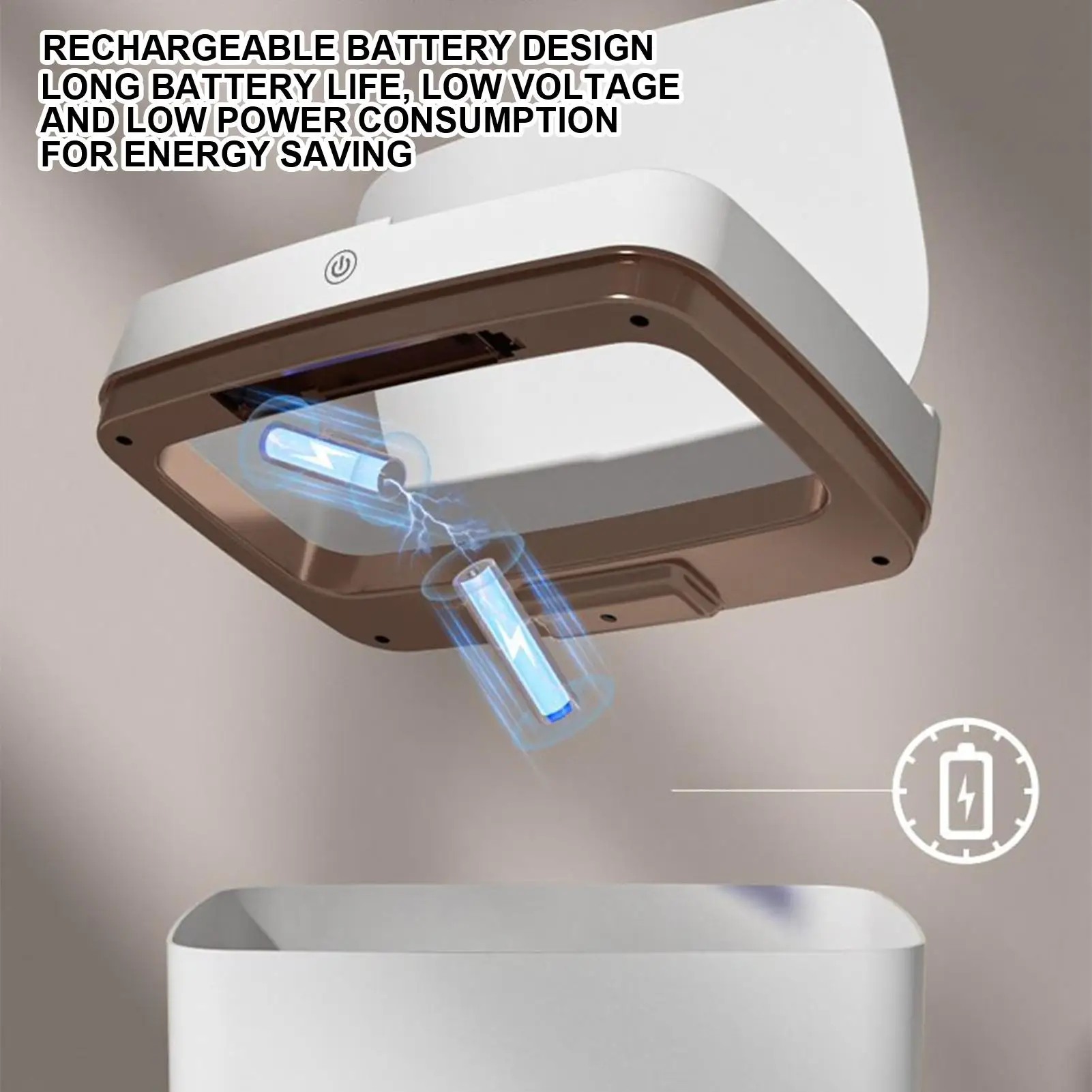 

Автоматический мусорный бак для ванной комнаты, электрический мусорный бак 18 л, самозапечатывающийся мусорный бак с защитой от запаха, водонепроницаемая корзина для мусорной бумаги для спальни