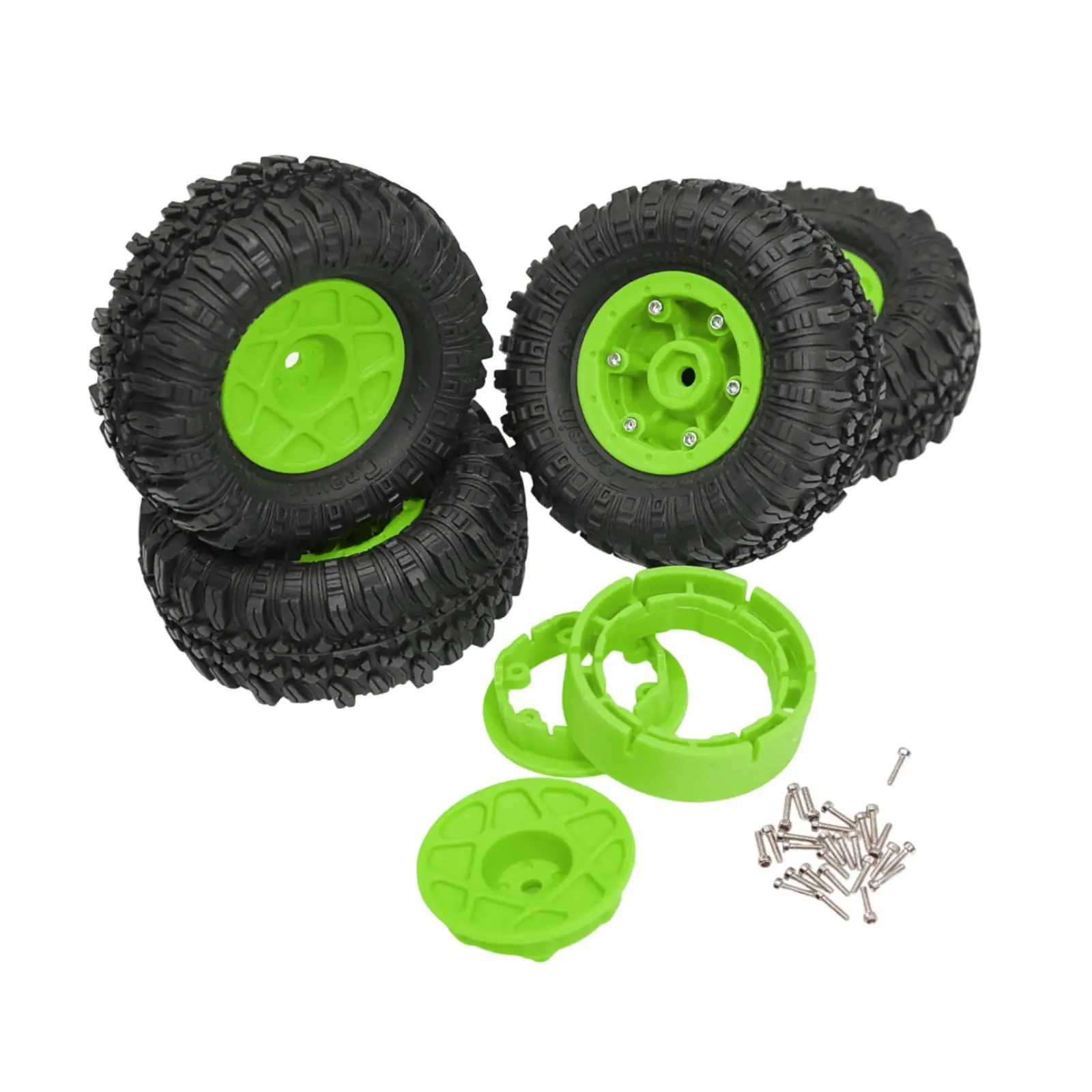 

1/18 RC Crawler Car Tires Professional Accessories Simulation Wheels for TRX-4M 4WD Climbing Car Model Remote Controlled Vehicle