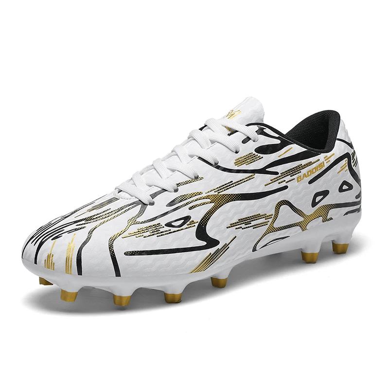 Soccer Shoes Men Football Boots Sport Training Soft Ultralight Breathable Professional Sneakers Unisex Grass Cleats Zapatillas