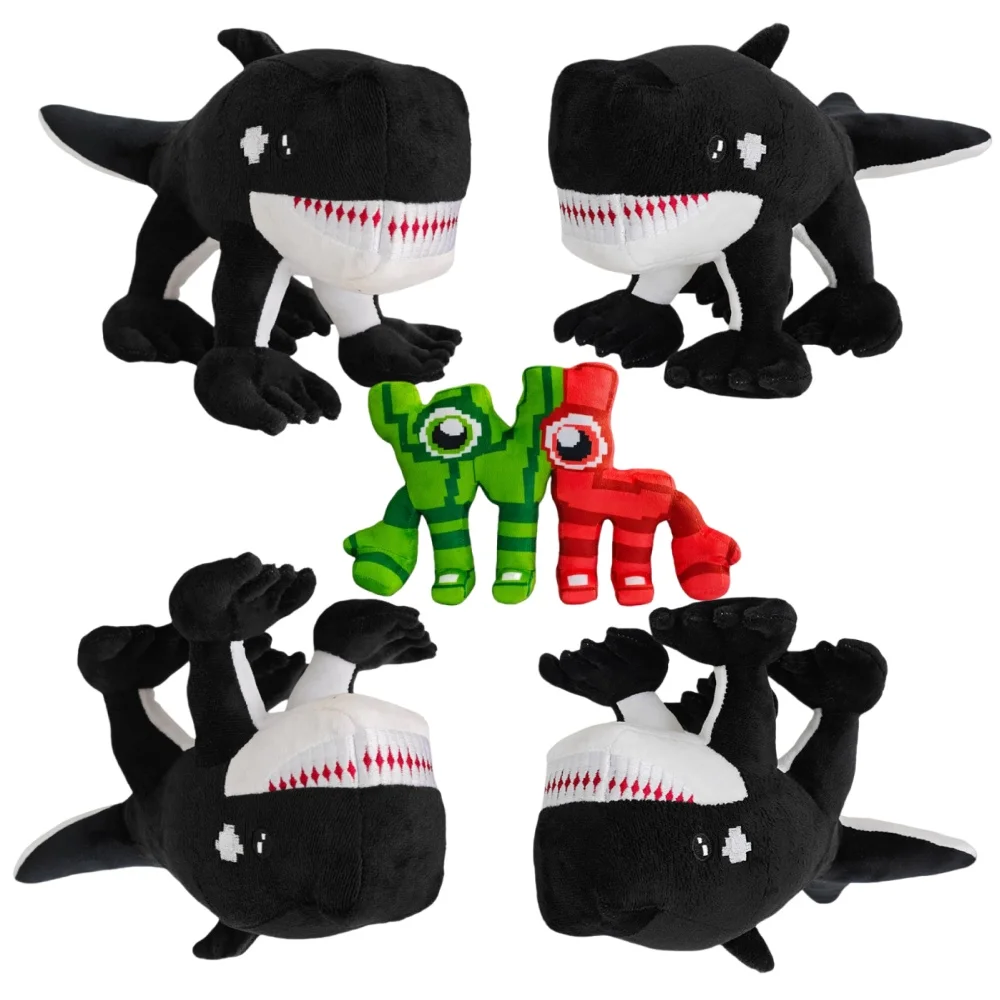 

Hot Steal A Brainrot 77 WL Shark Plush Doll Cute Anime Peripherals Toy Birthday Christmas Gift