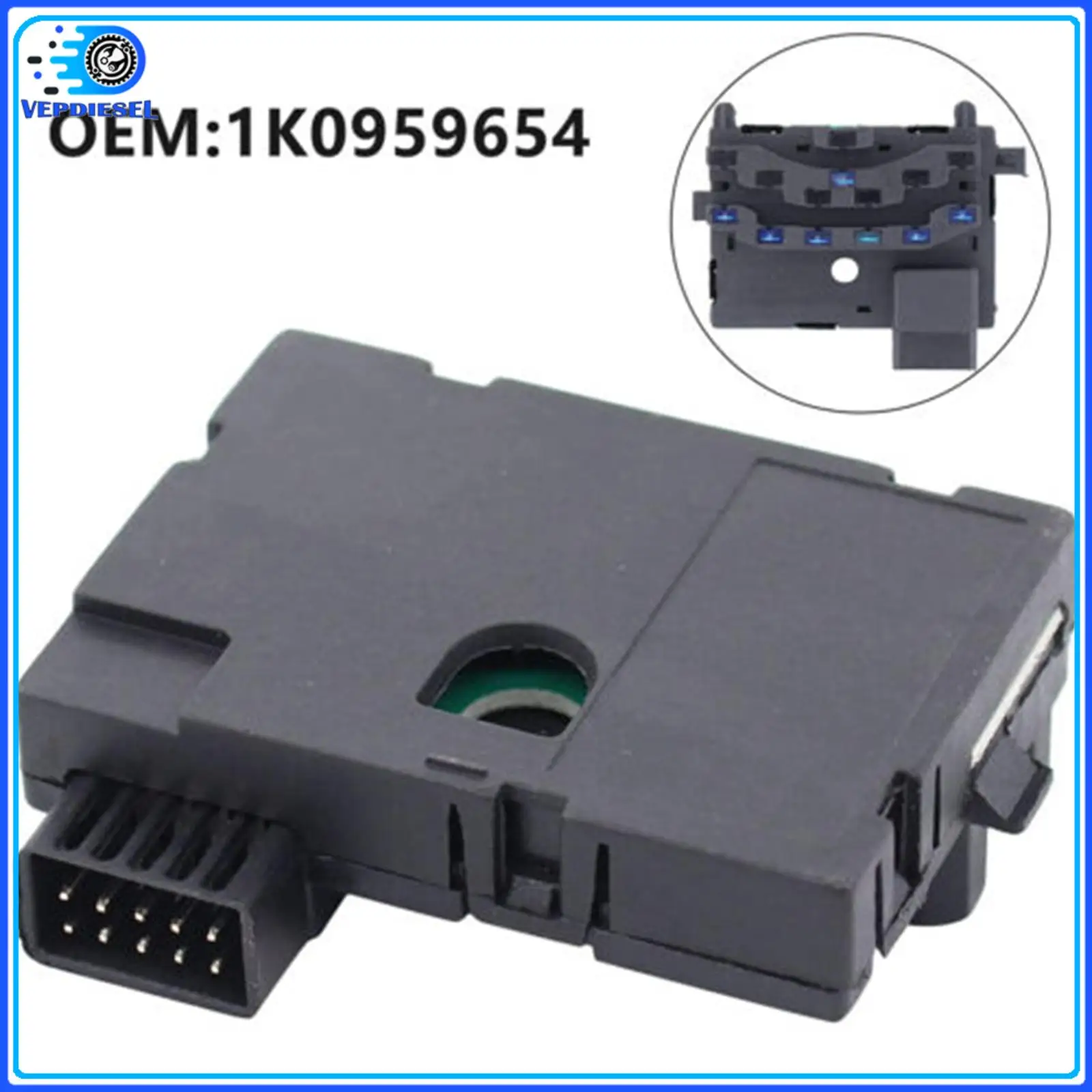 

1pc Steering Angle Sensor 1K0959654 For Golf V Jetta III EOS Golf Tiguan Compatible with A3 8R TT Roadster Auto Parts