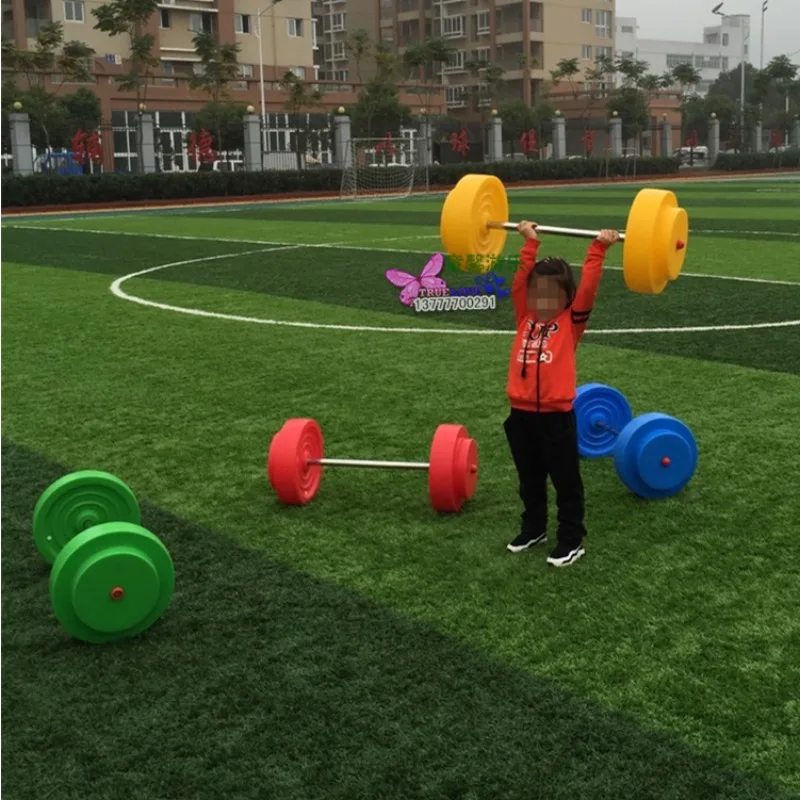 Weightlifting toys, children's sensory equipment, barbells, weightlifting dumbbells, children's fitness equipment