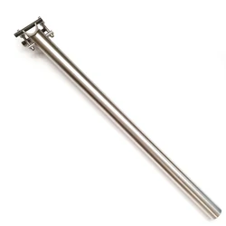 Titanium Alloy 3AL2.5V 31.8mm CNC Seatpost for Brompton Folding Bike 4 Sizes 600 / 580 / 550 / 520mm