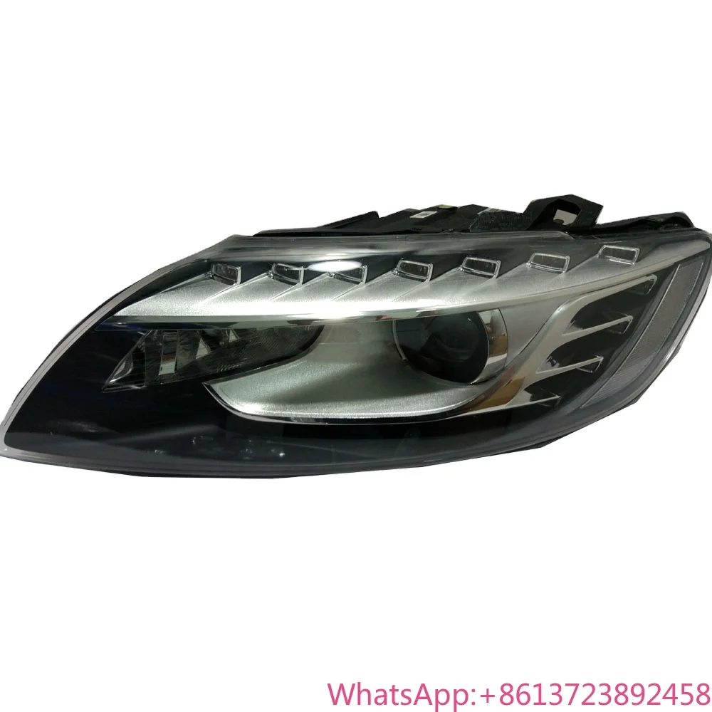 Second-hand  Components of the LED Advanced Xenon Headlamp DRL Daytime Running Lamp HID for Audi Q7 2010-2015 Headlight