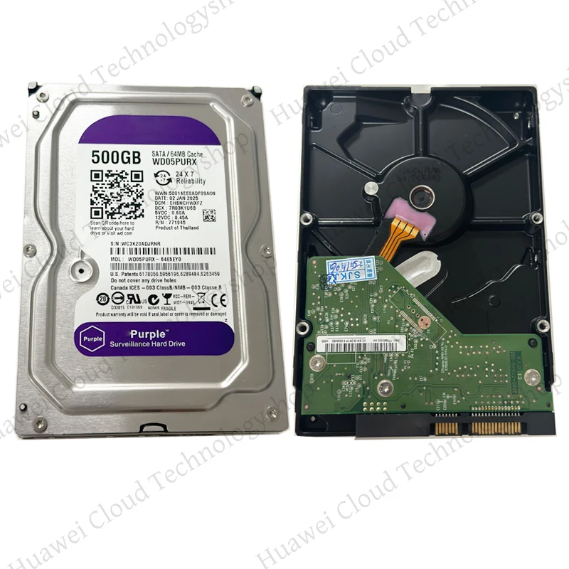 القرص الصلب الداخلي 1-10 تيرابايت VV D أرجواني 3.5 بوصة 64 متر كاش SATA III 6 جيجابايت/ثانية 1 تيرا بايت 2 تيرا بايت 4T 6T HDD قرص صلب CCTV DVR NVR