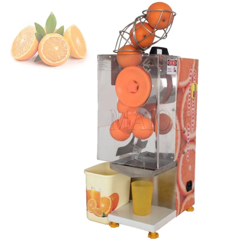 

Commercial Juicer Industrial Fresh Orange Juice Machine Extractor Lemon Slow Squeezer Peel Press Juicer