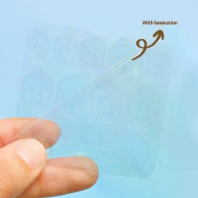 /Kuz/Double Side Nail Jelly Glue Transparent False Nail Art Adhesive Tape Glue Stickers DIY Reusable Manicure Nails Accessories