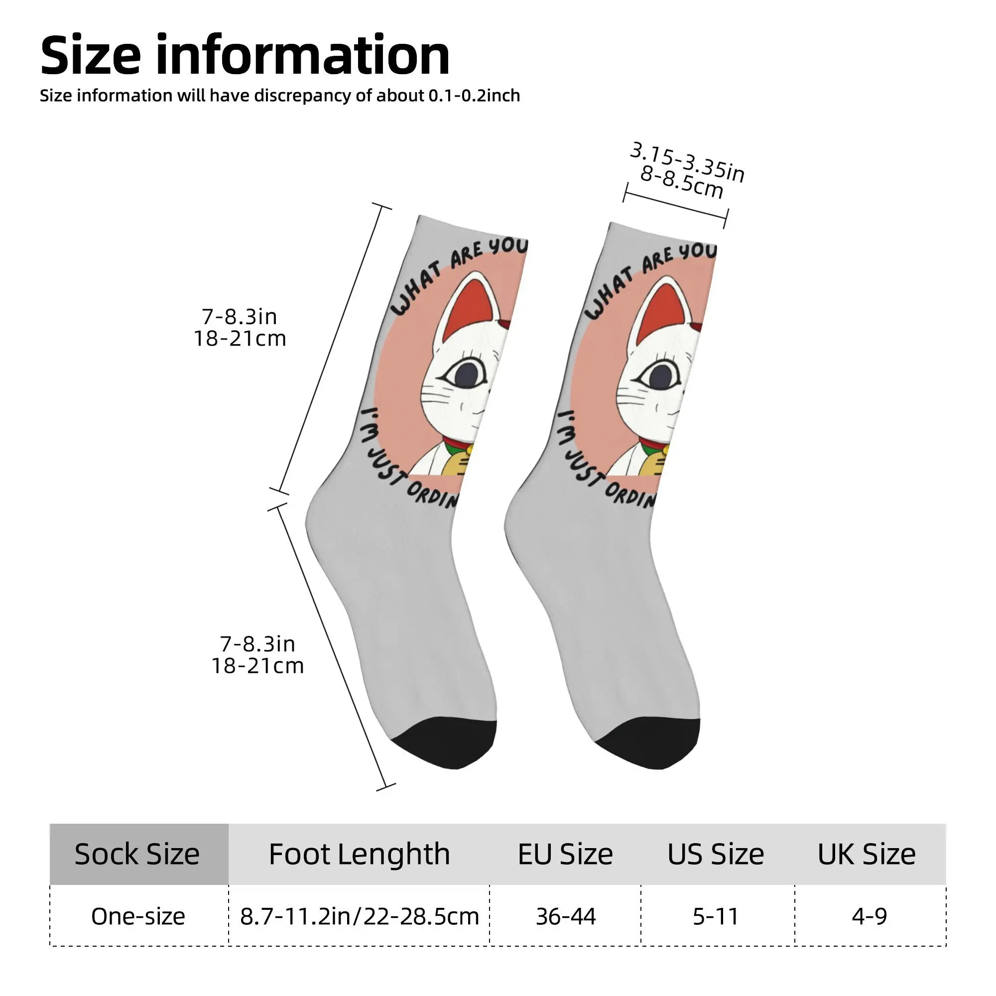 Skarpety DanDaDan, graficzne skarpety modowe, zimowe skarpety antypotne, miękkie skarpety do biegania dla par